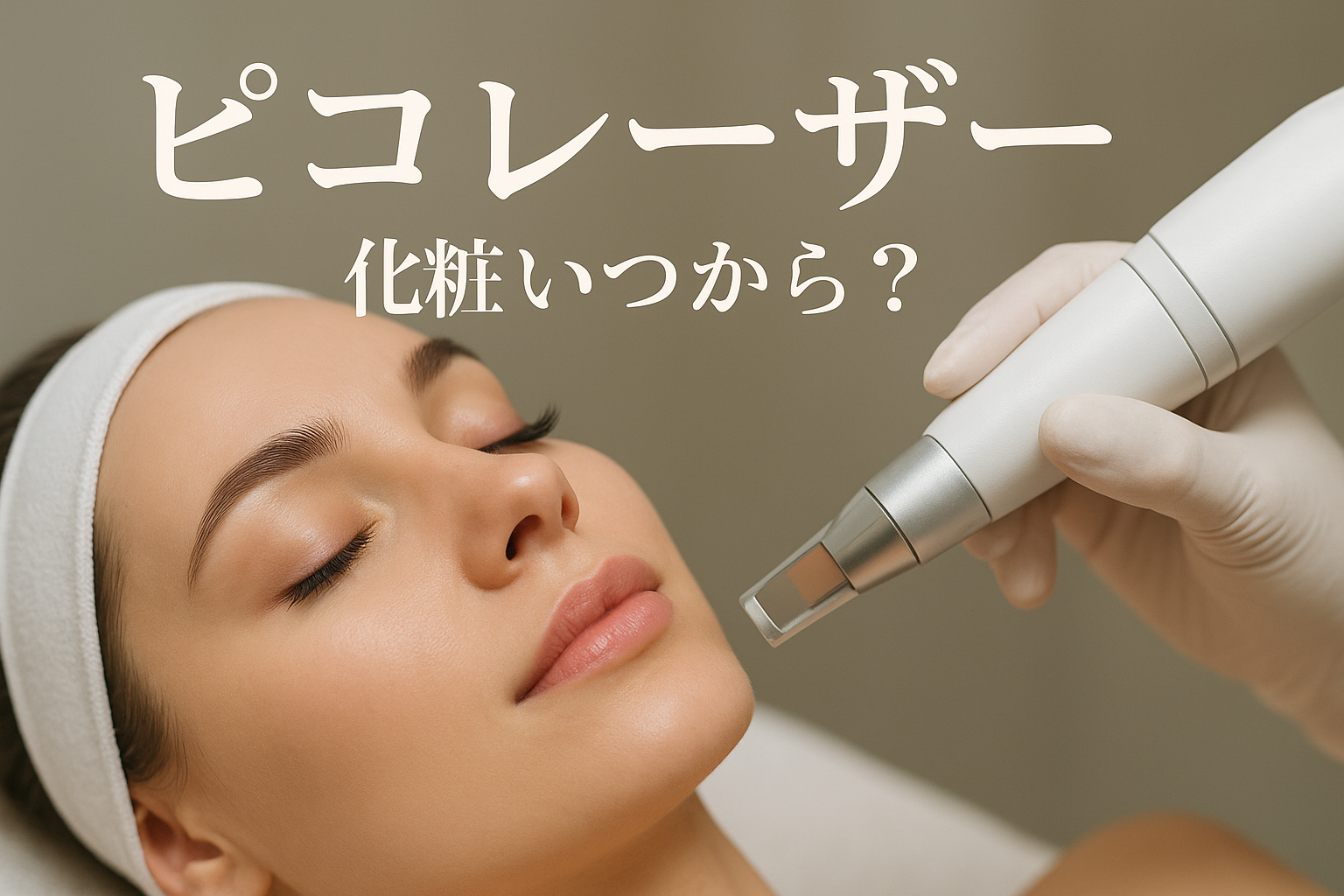 ピコ レーザー 化粧 いつから？