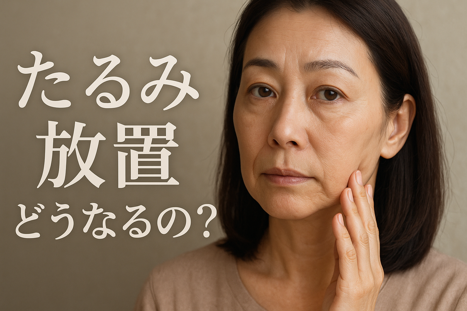 たるみ 放置 どうなるの？