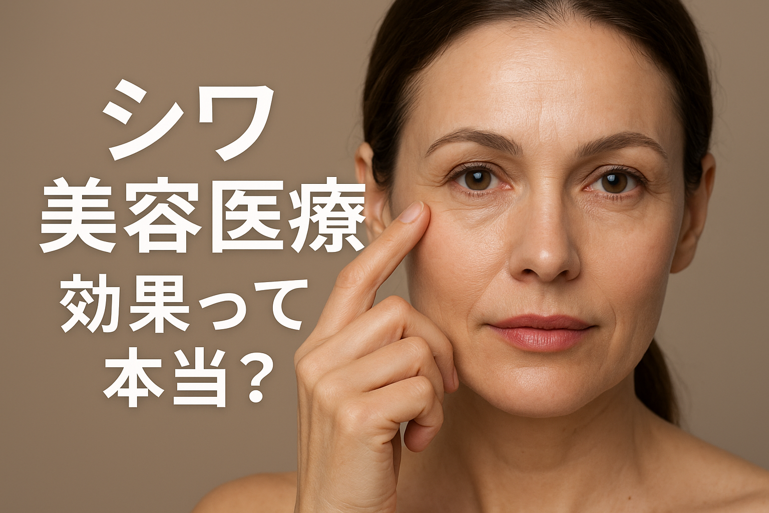 シワ 美容医療 効果って本当？