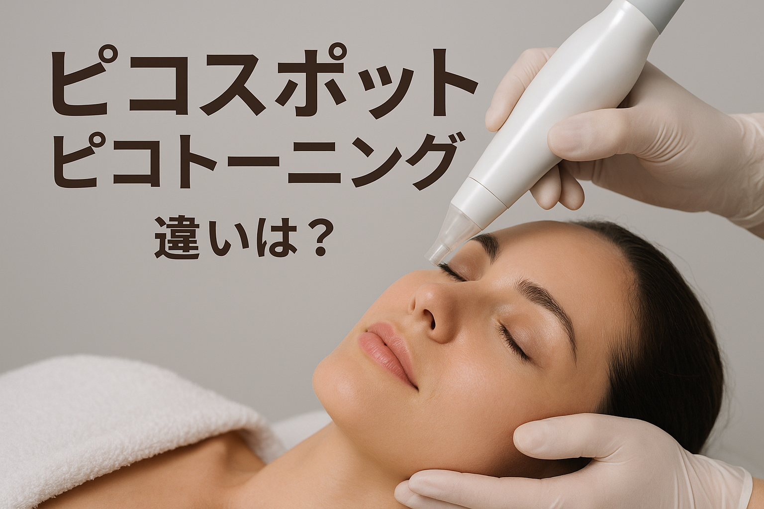 ピコスポット ピコトーニング 違いは？