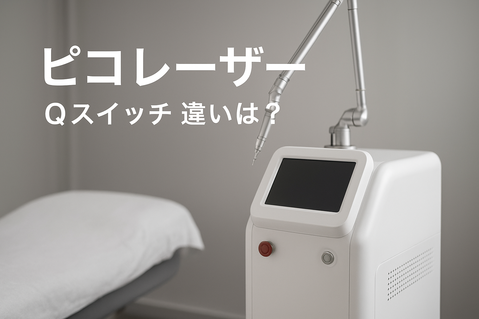 ピコ レーザー Qスイッチ 違いは？
