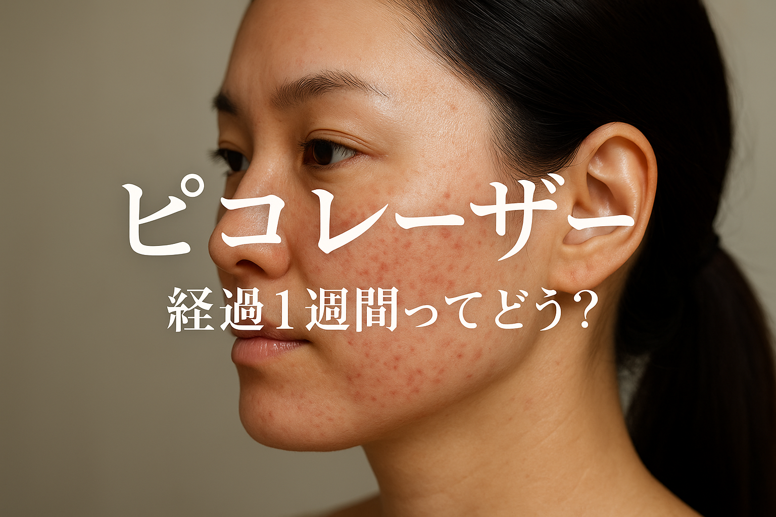 ピコ レーザー 経過 1週間ってどう？