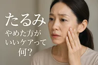 たるみ やめた方がいいケアって何？